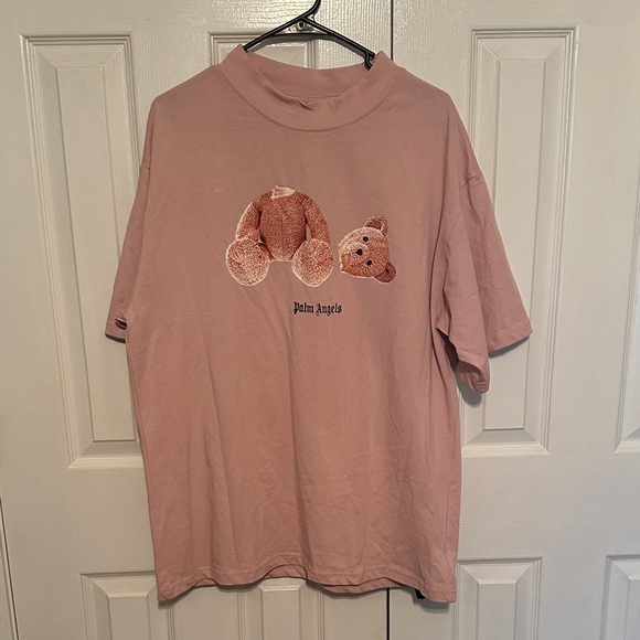 Palm Angels Blush Teddy Bear Tee - Picture 1 of 7
